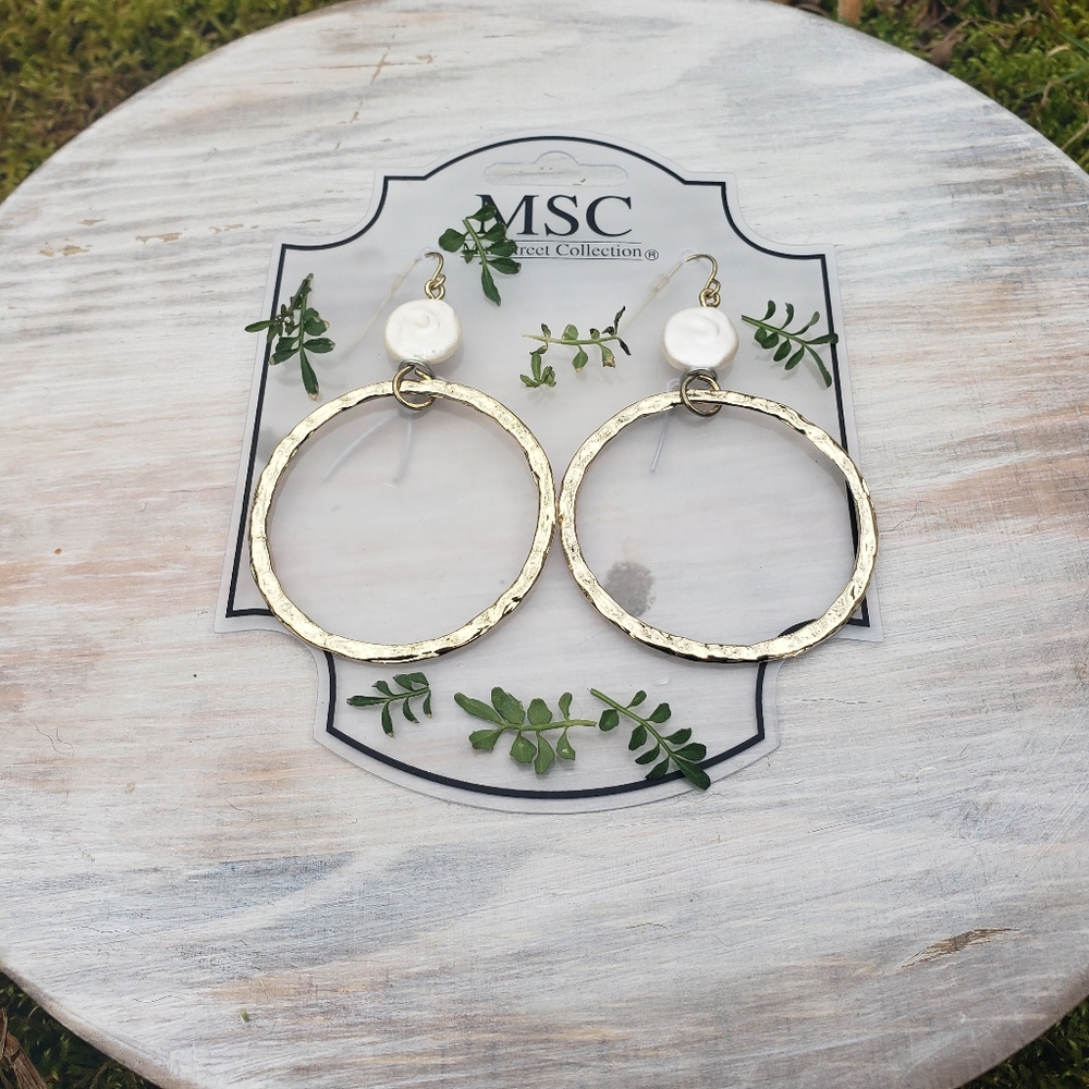 MSC Street Collection Gold hoop earrings